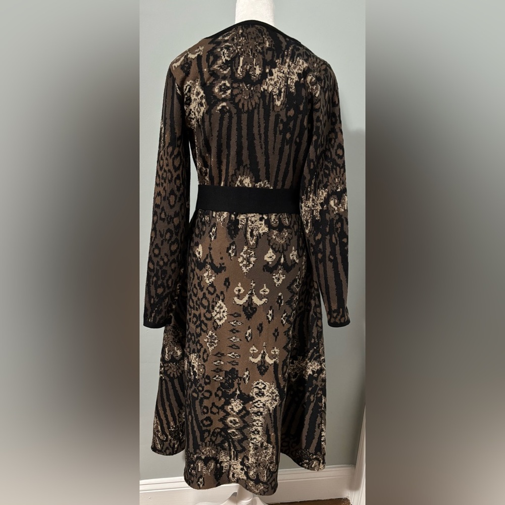 Monsoon Animal Print Long Sleeve Dress - Picture 2 of 9